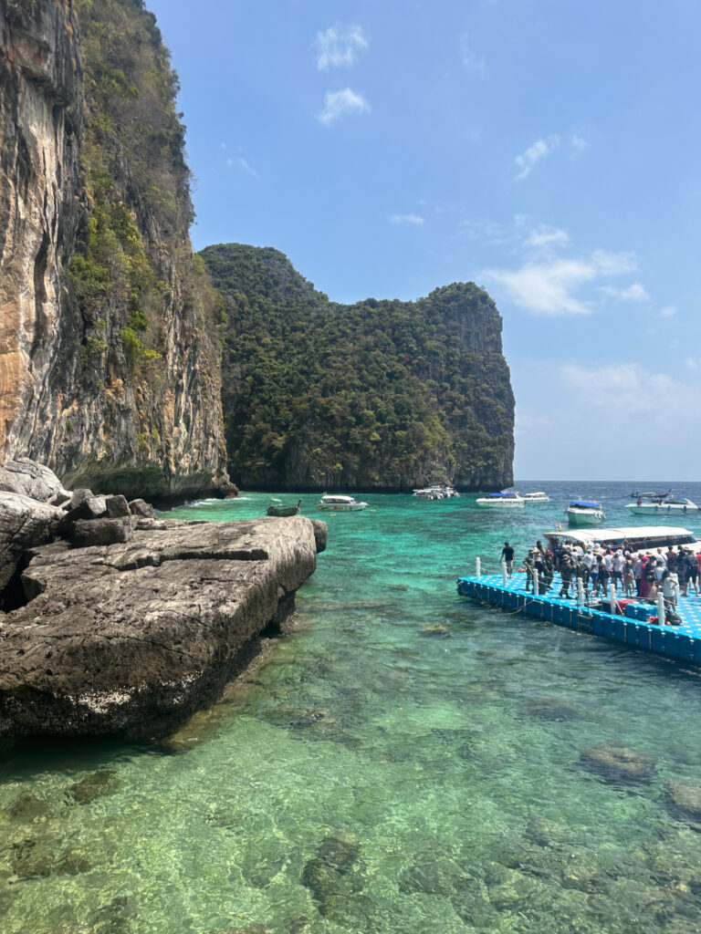Emily Foster Creative Honeymooning in Thailand Maya Bay boat excursion