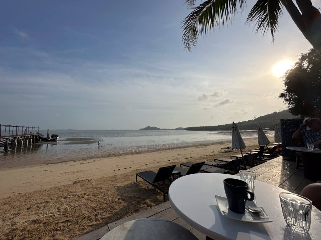 breakfast at The Village at Coconut Island in Phuket, Thailand