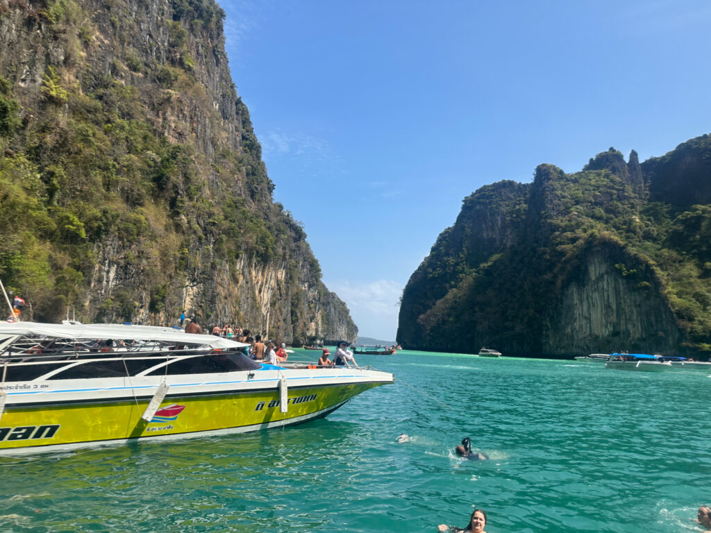 Emily Foster Creative Honeymooning in Thailand Phi Phi Islands boat excursion