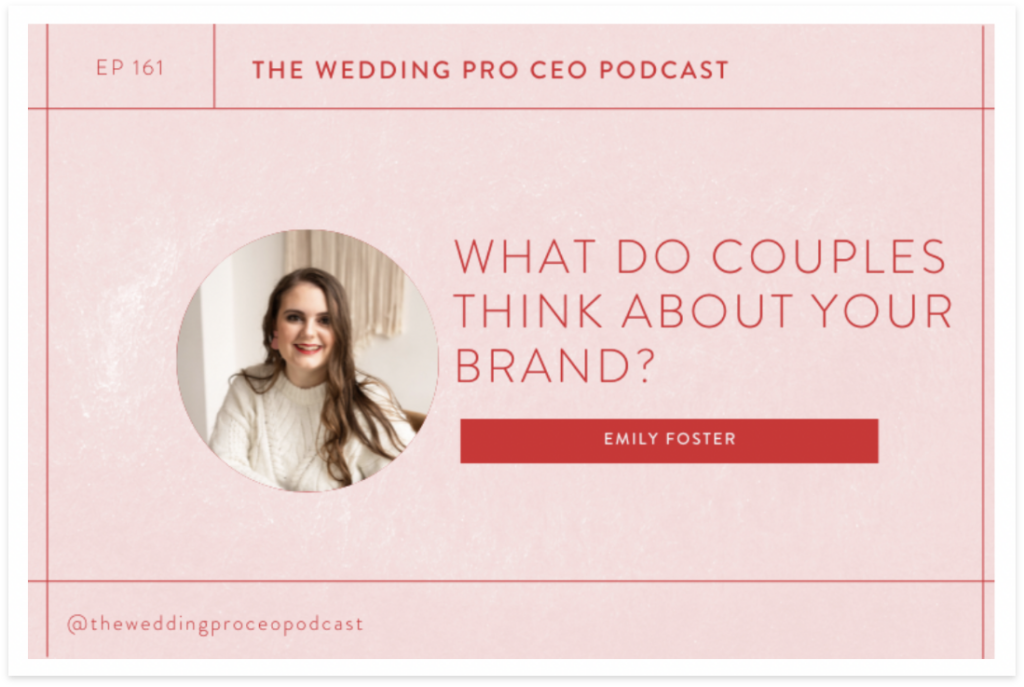 podcast listing for The Wedding Pro CEO podcast
