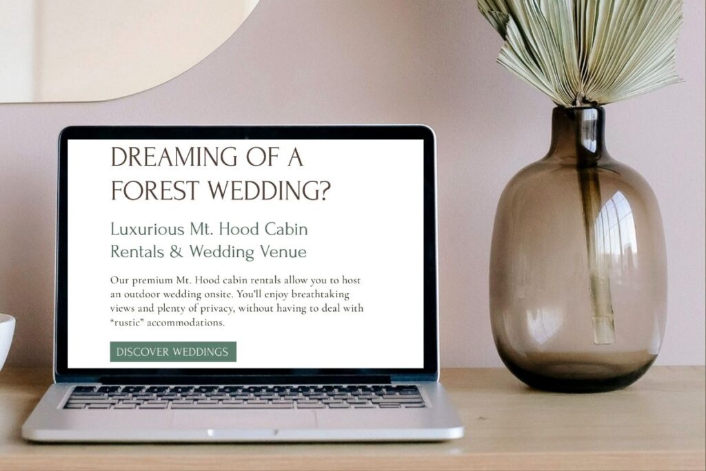 Typography example for brand assets