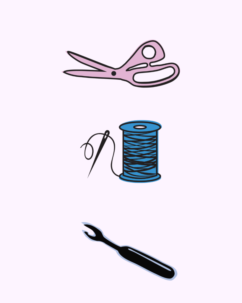 Bridal alterations branding design for Change of a Dress