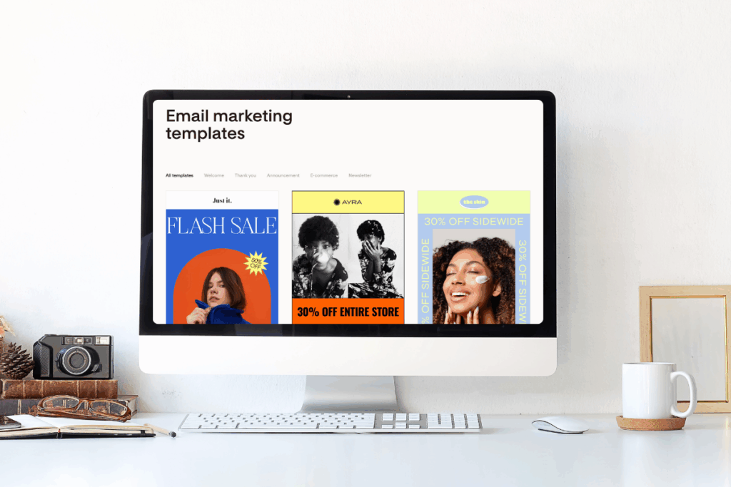 Flodesk sample templates for email marketing