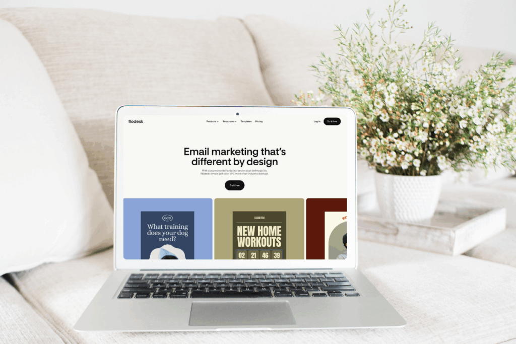 Flodesk sample design for email marketing