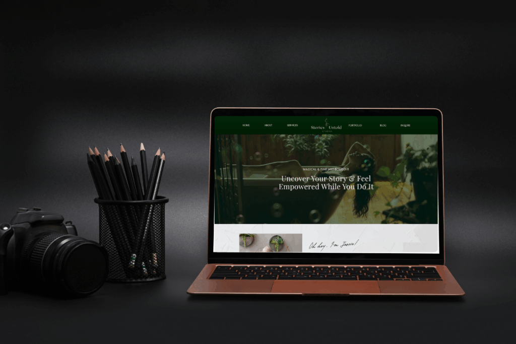 A Boudoir photography website that's SEO rich