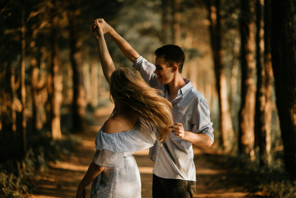 Couple dancing